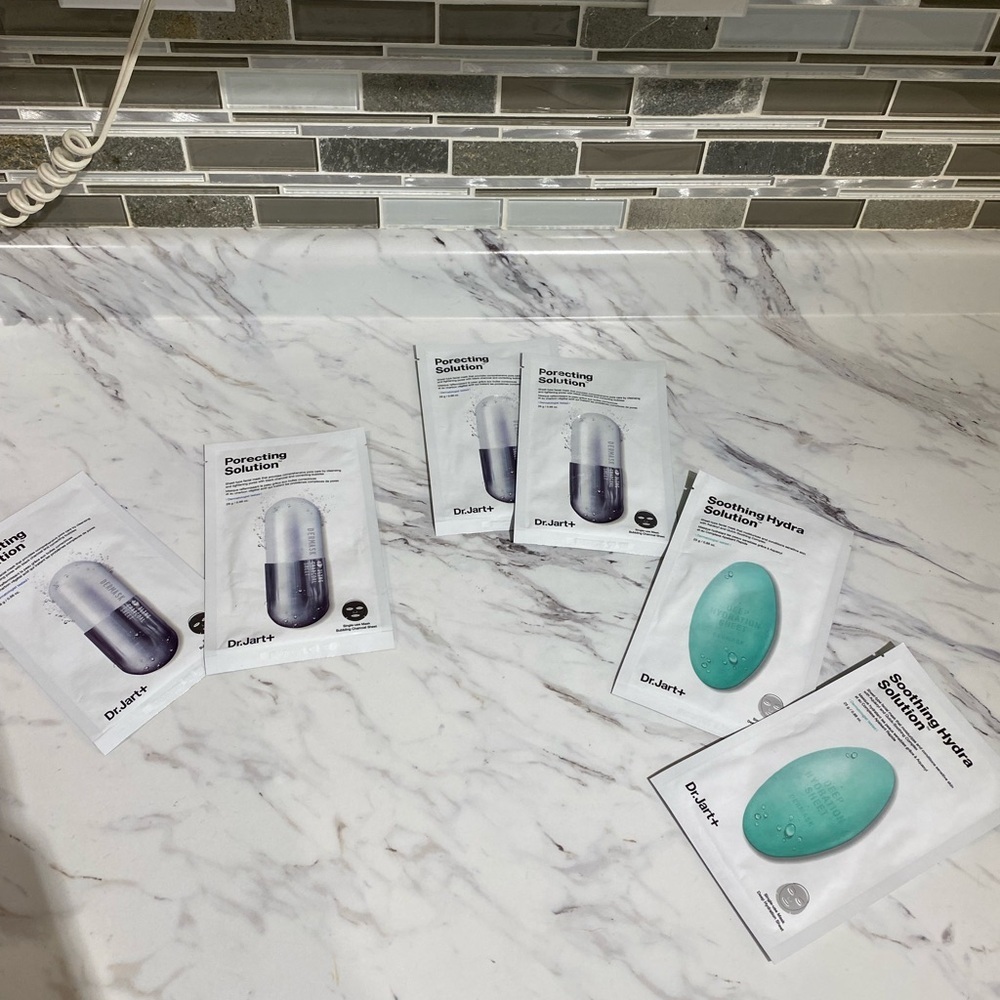 Dr Jart sheet masks set Soothing Hydra Solution Sheet Mask Set